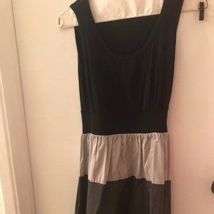Grey Dress, Jersey Cami Top, Black and Grey Block Multicolor - Never Worn